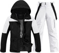Men's Ski Suit Two Piece Insulated Snowsuit Set - Warm Waterproof