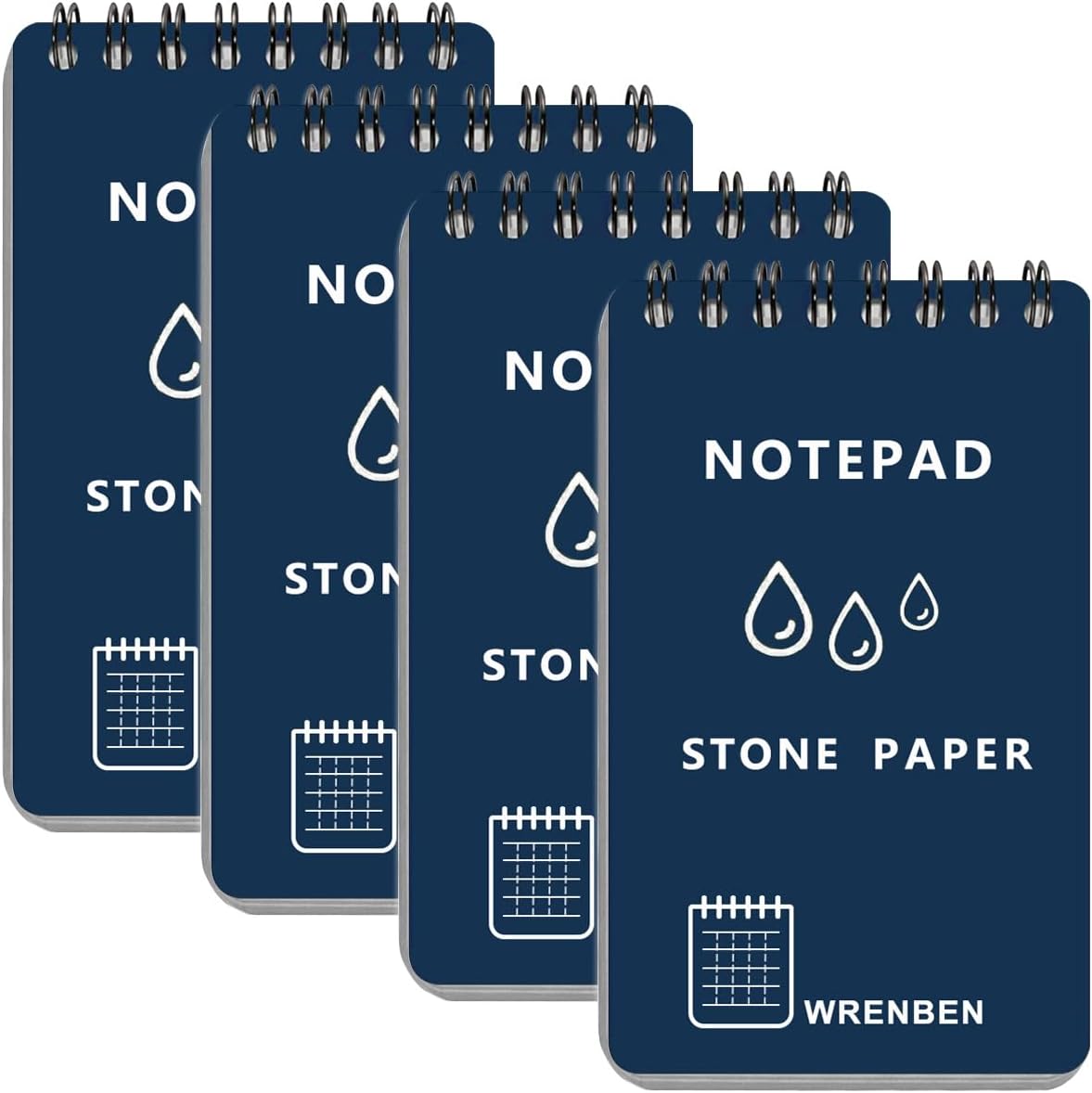 4-Pack All-Weather Spiral Notebooks - Ideal for Outdoor Adventures!