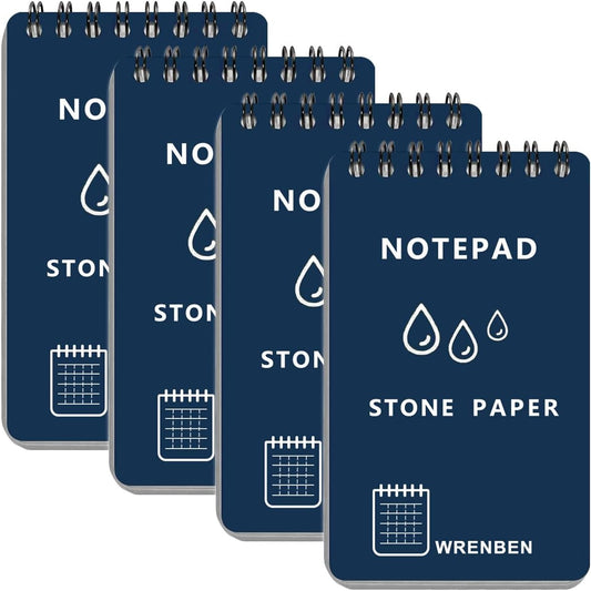 4-Pack All-Weather Spiral Notebooks - Ideal for Outdoor Adventures!