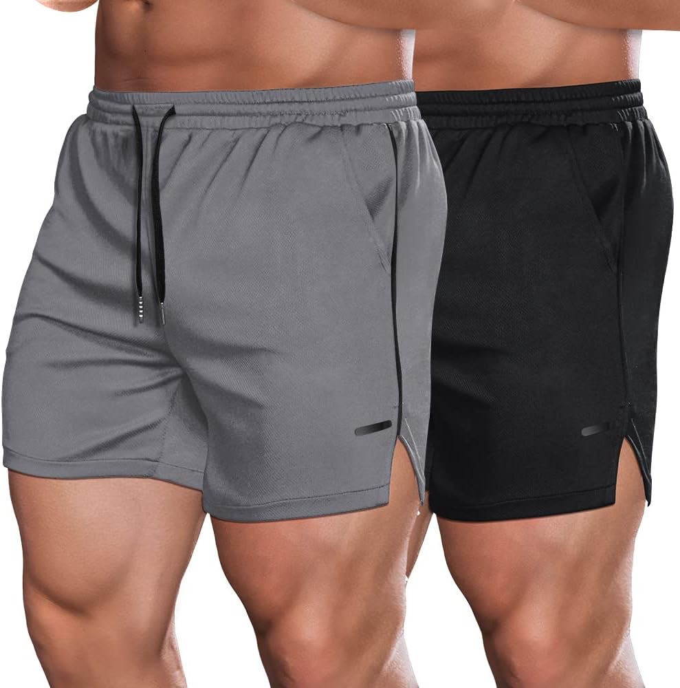 COOFANDY Men's 5 Inch Gym Workout Shorts for Ultimate Comfort