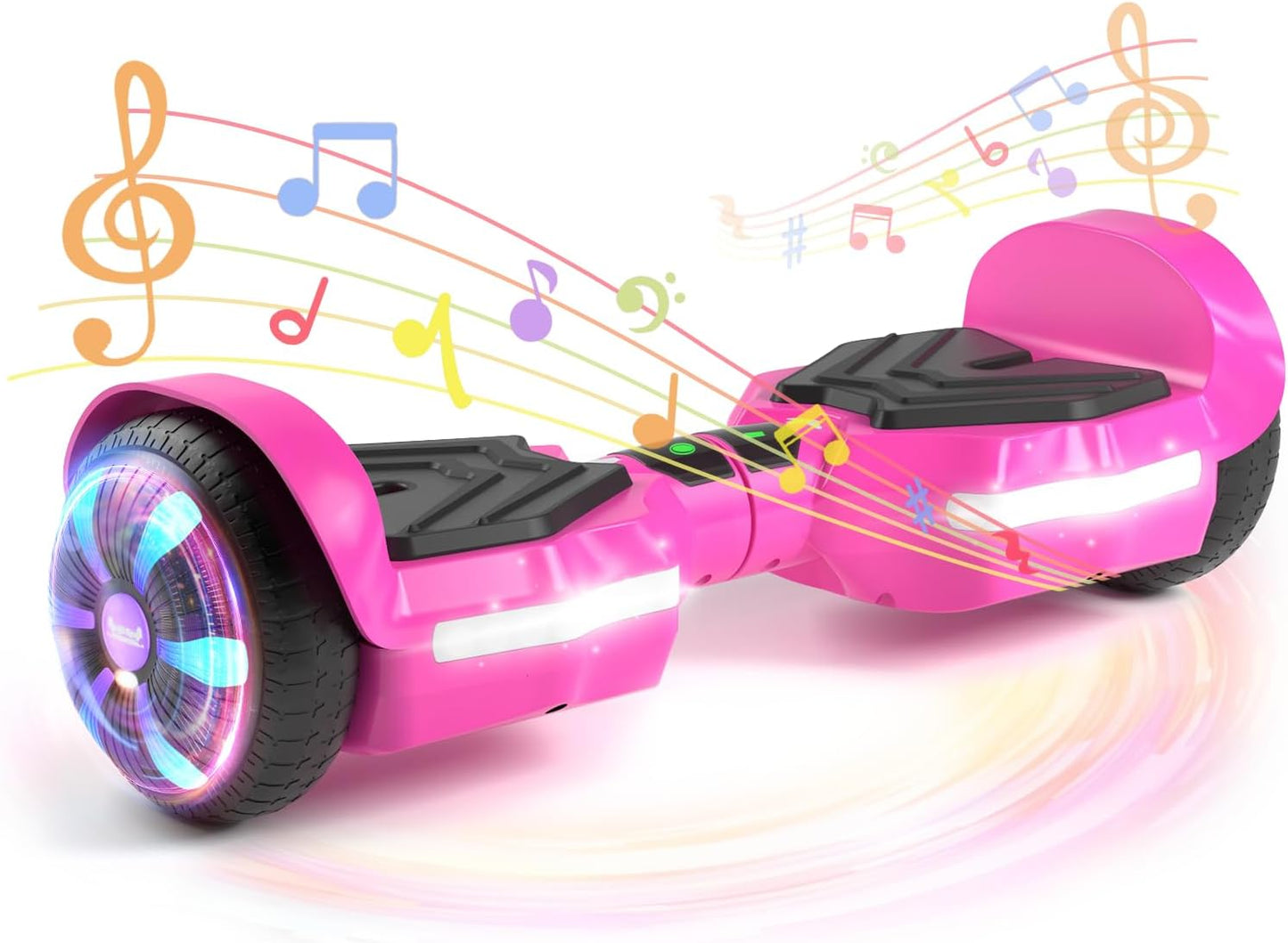 SIMATE Hoverboard with Bluetooth Speakers and LED Lights