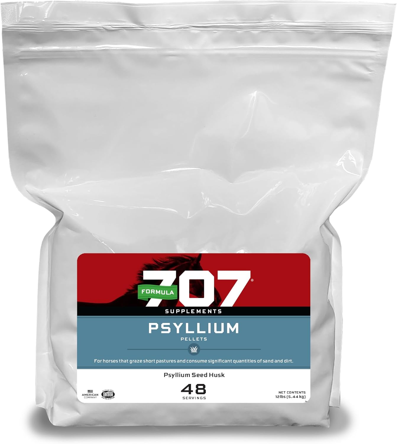 Formula 707 Psyllium Pellets for Horses - Effective Natural Fiber