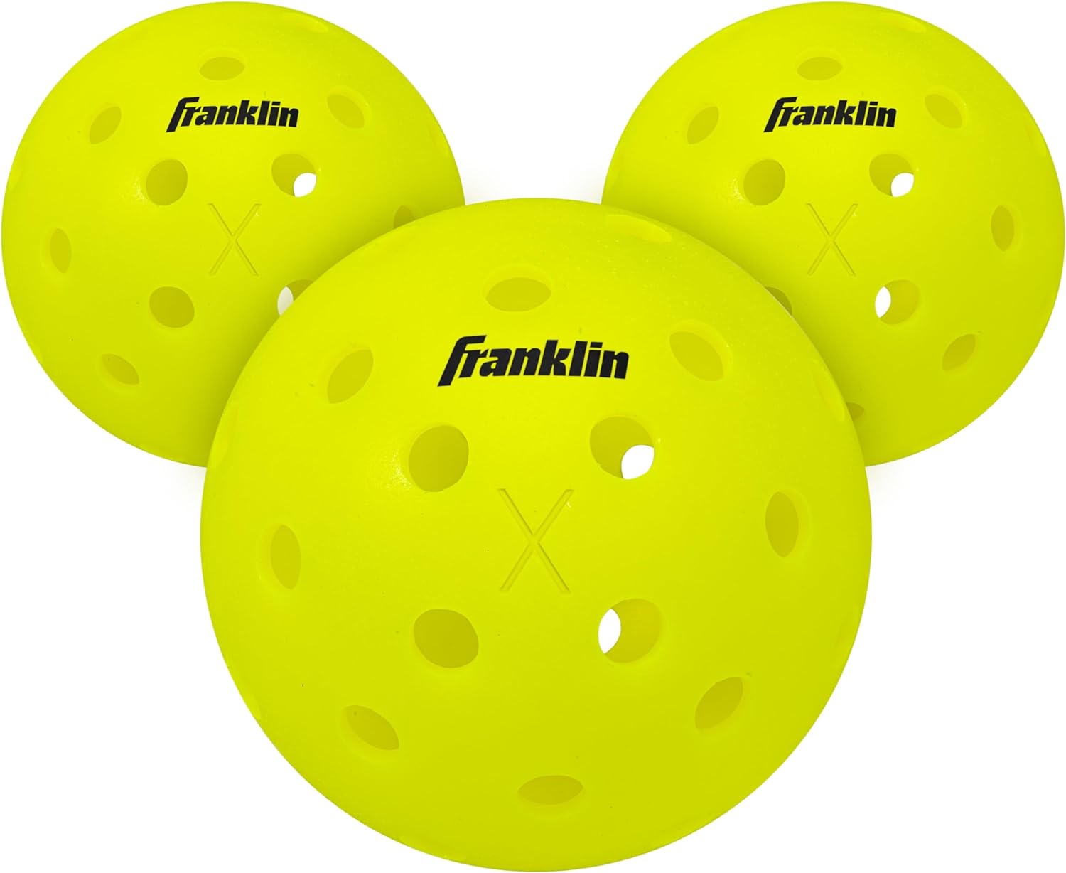 Franklin Sports X-40 Outdoor Pickleballs - Official USA Pickleball - Bulk Packs Available