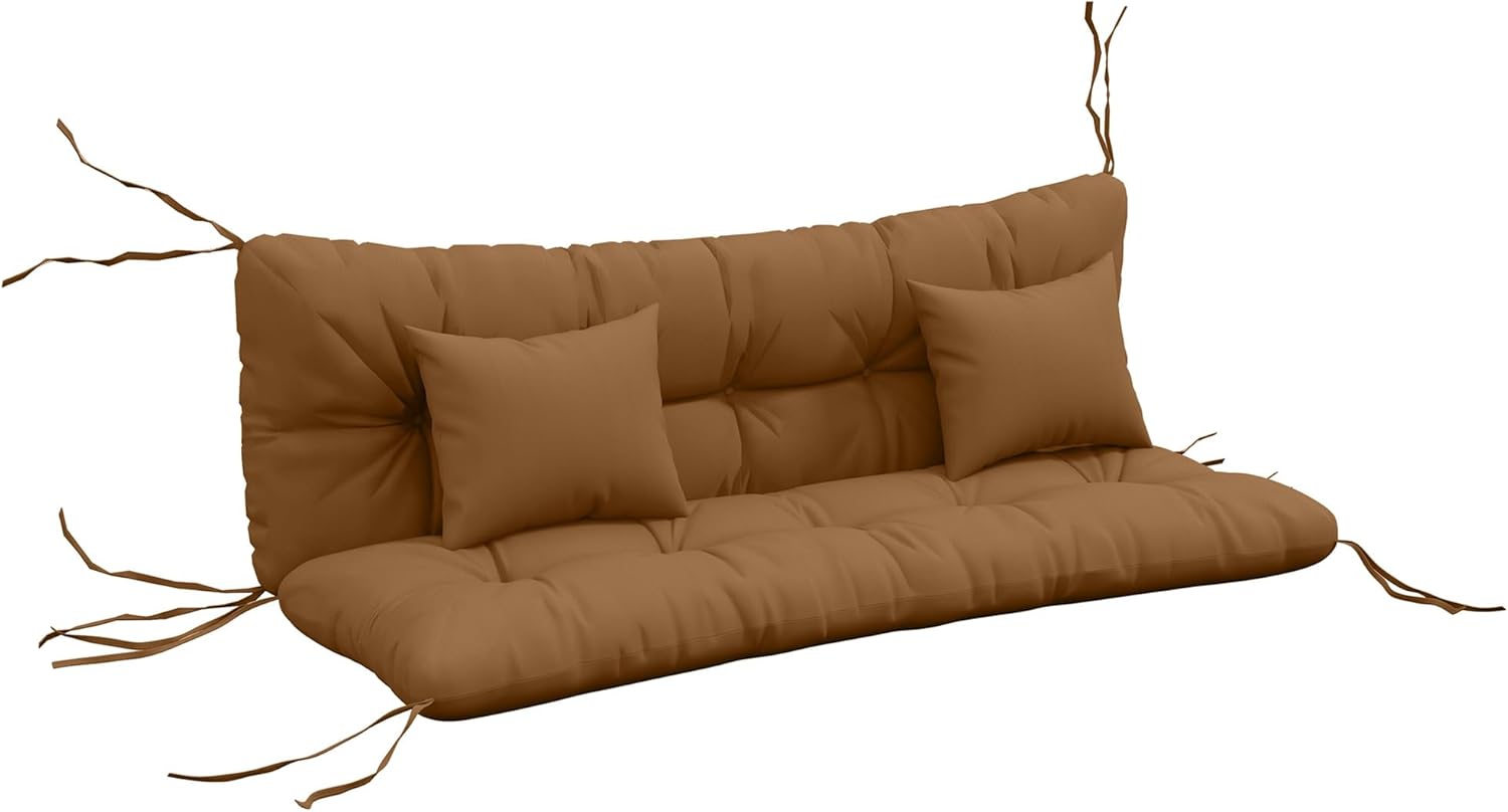 59 Inch Tufted Bench Cushions & Pillows for Outdoor Furniture