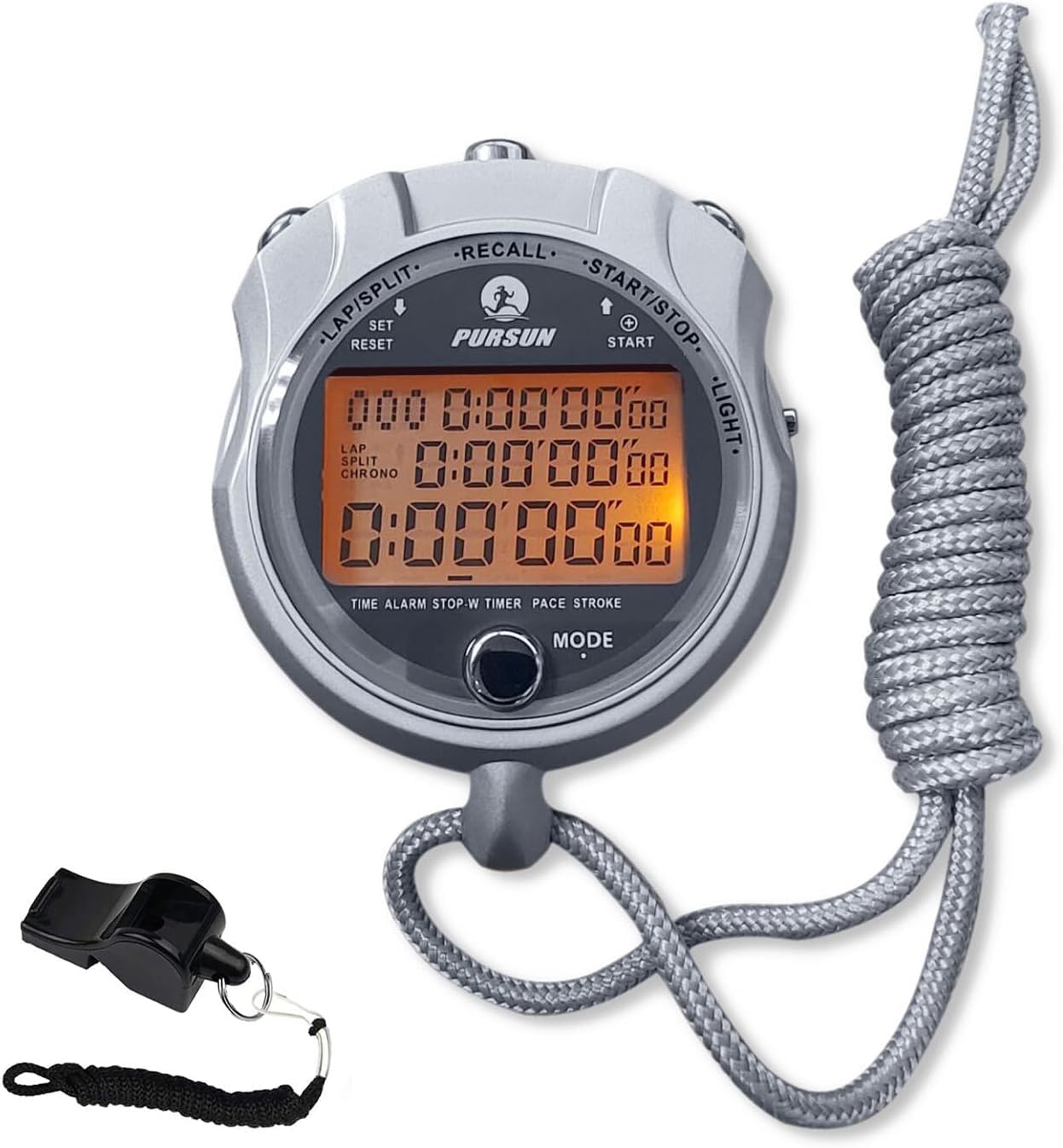 Digital Stopwatch Timer with 0.01s Precision for Coaches