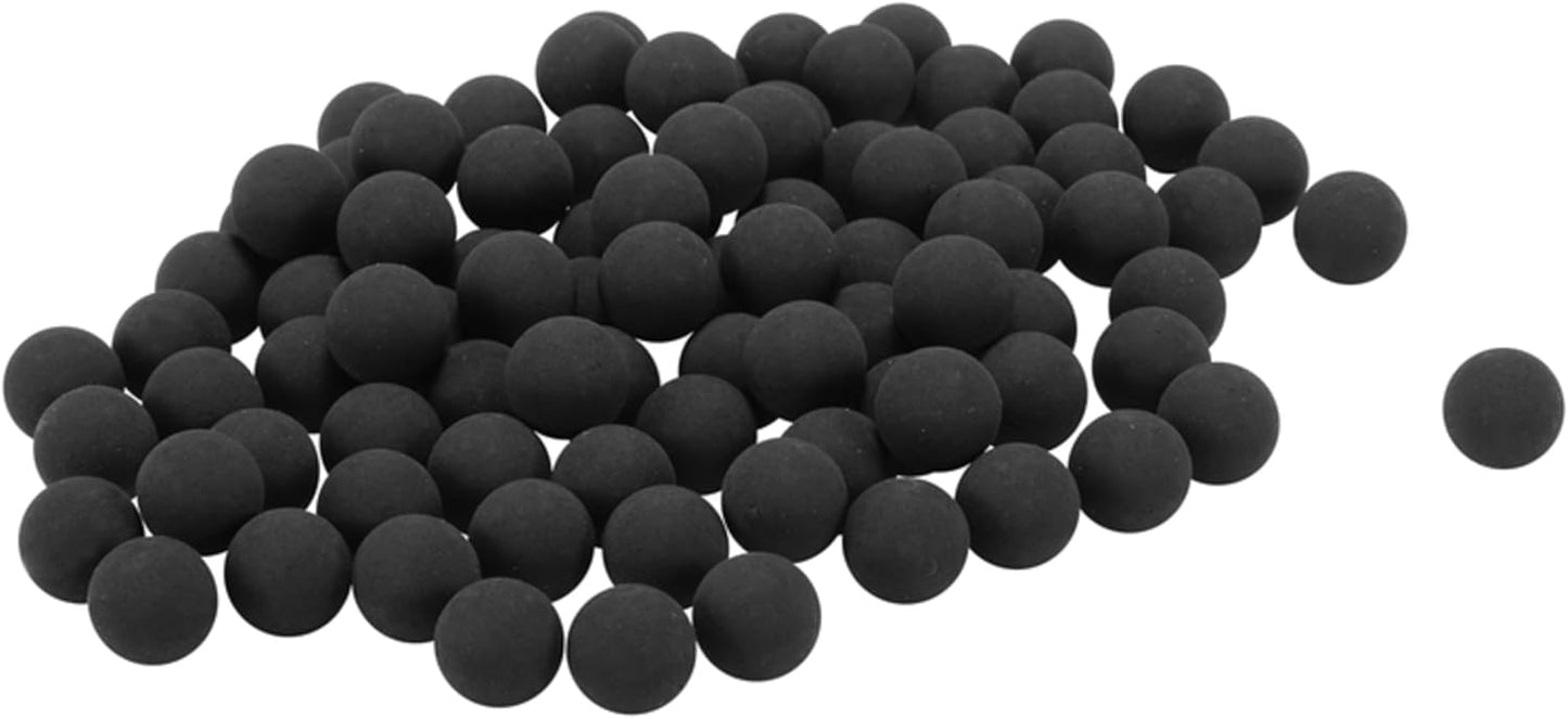 Umarex T4E Premium Rubber Ball Ammo for Paintball Guns, Black