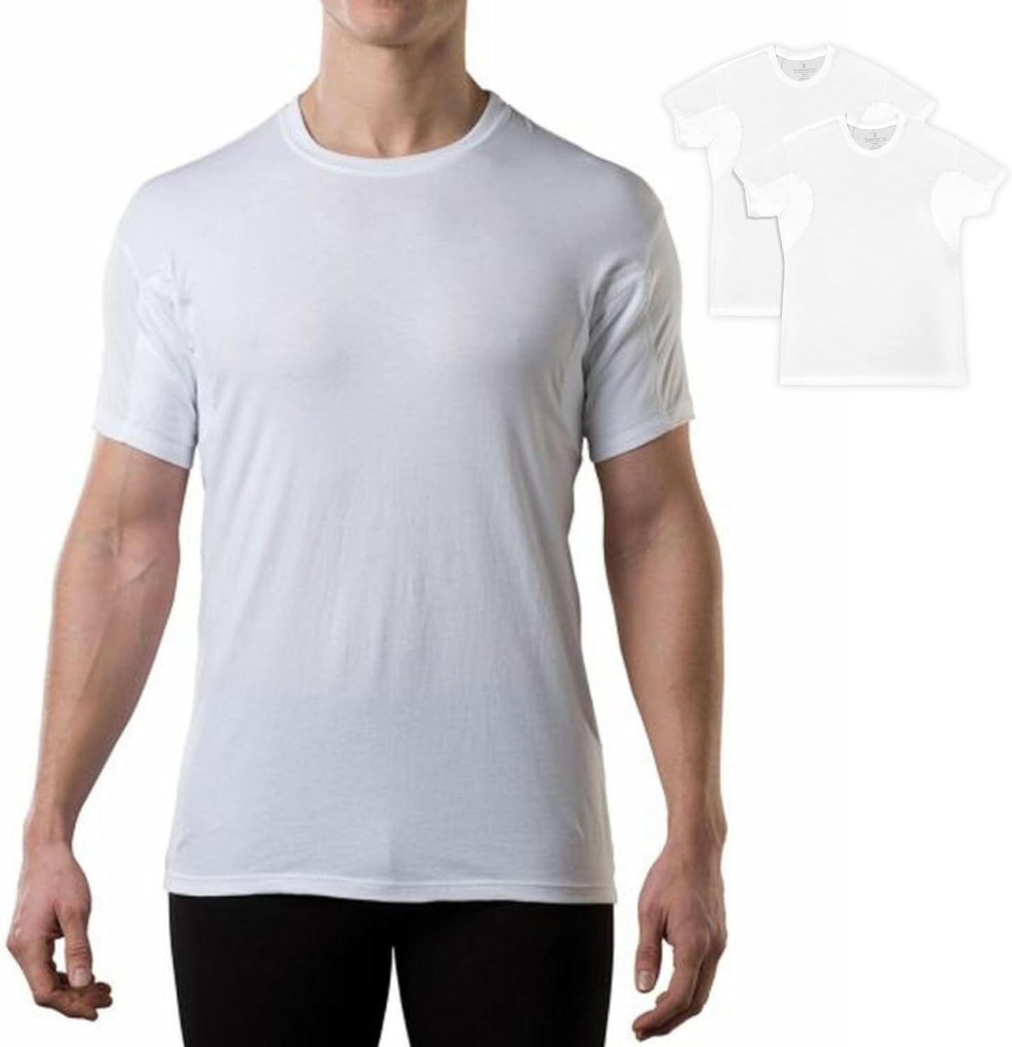 Men's Sweatproof Undershirt with Patented Sweatproof Technology