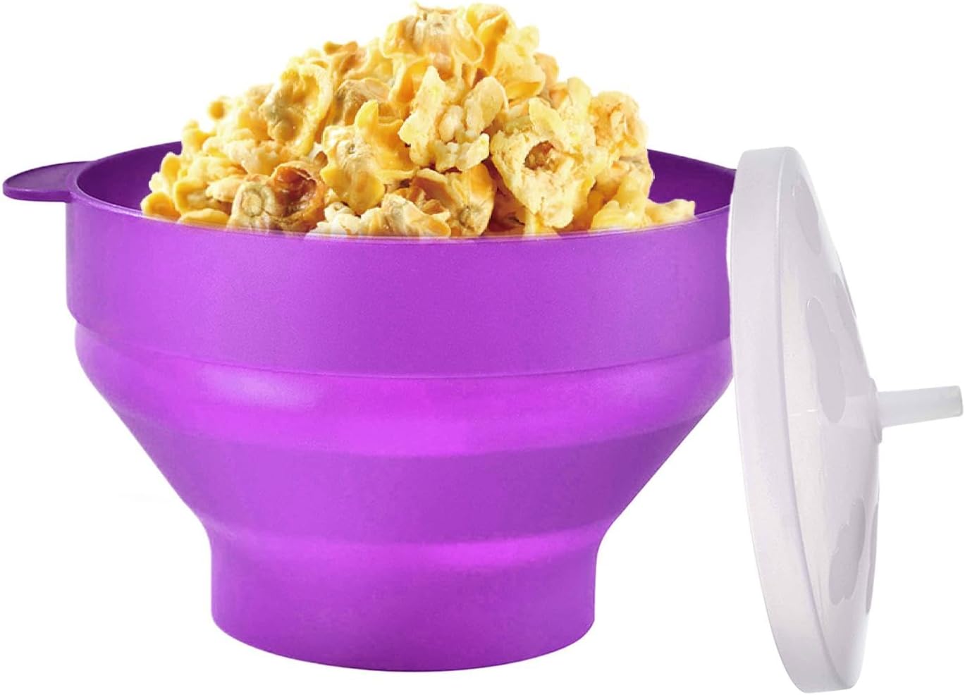 No-Oil Microwave Popcorn Maker - Easy & Healthy Popcorn!