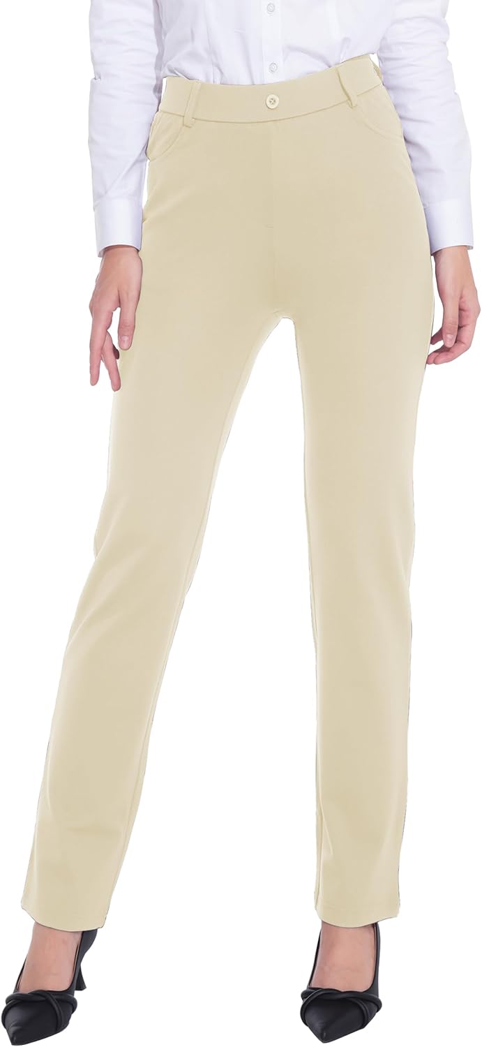 ZTN Women's Stretchy Dress Pants for Work and Business Casual