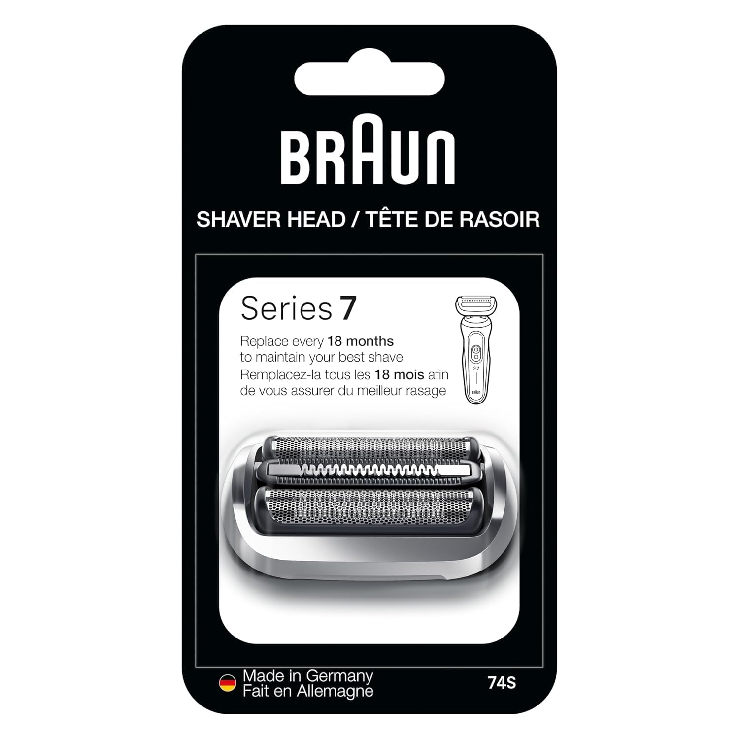 Braun Series 7 Electric Shaver Replacement Head for Peak Shaving