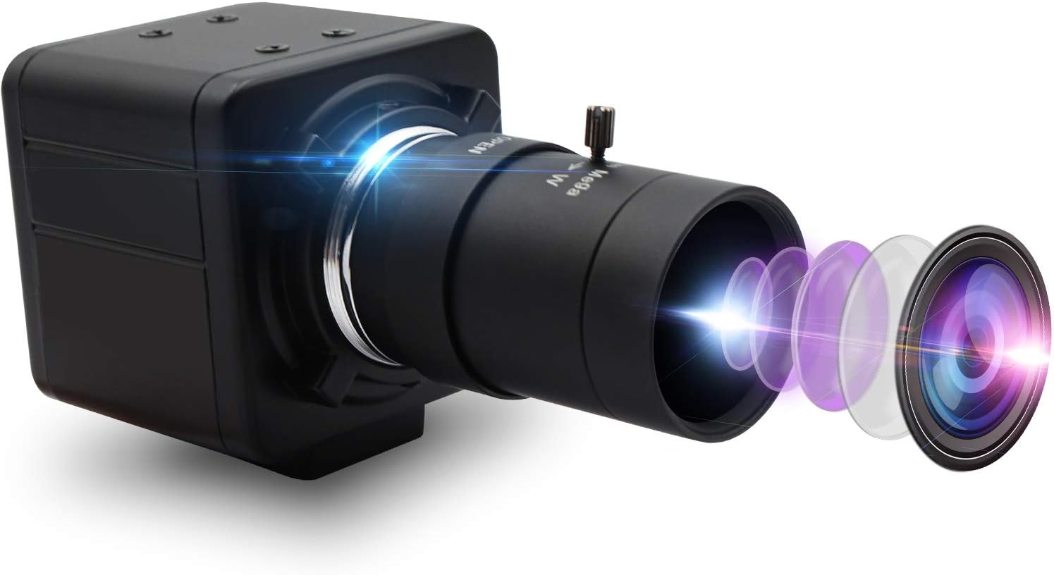 5 Megapixel USB Camera with 5-50mm Varifocal Lens for HD Video