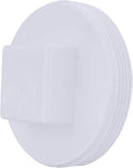 CHARLOTTE PIPE 4 DWV CLEANOUT Plug DWV - Durable White Cleanout