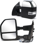 Towing Mirrors for 1999-2007 Ford Super Duty - Heated Signal Chrome