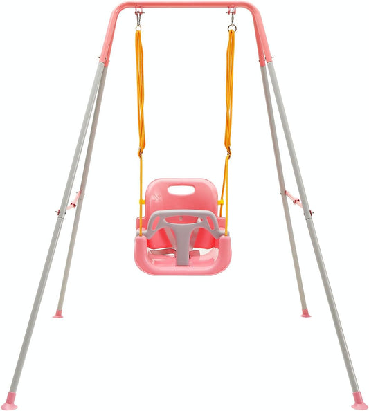 FUNLIO 3-in-1 Toddler Swing Set - Easy Assembly & Storage!