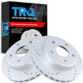 Front Performance Brake Rotors Set Compatible with 2005-2011 Trucks