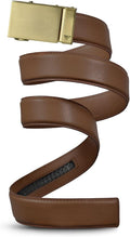 Mission Belt Men's Leather Ratchet Belt, 40mm Metal Collection holes