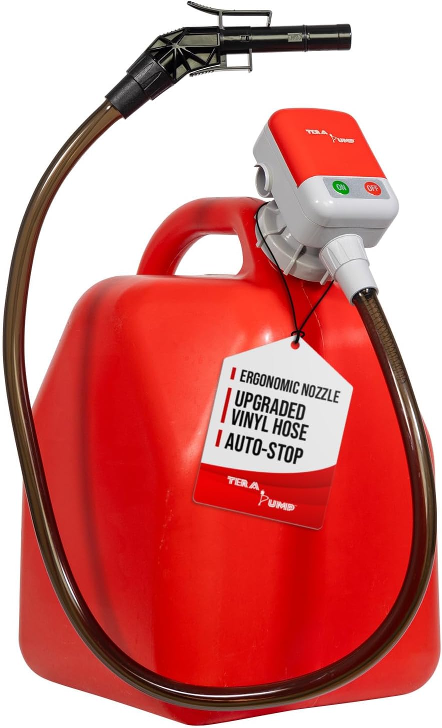 TERA PUMP 5th Gen TRFA01 Fuel Transfer Pump with Overfill Protection