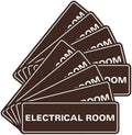 All Quality Standard Electrical Room Sign Medium 10 Pack - Durable