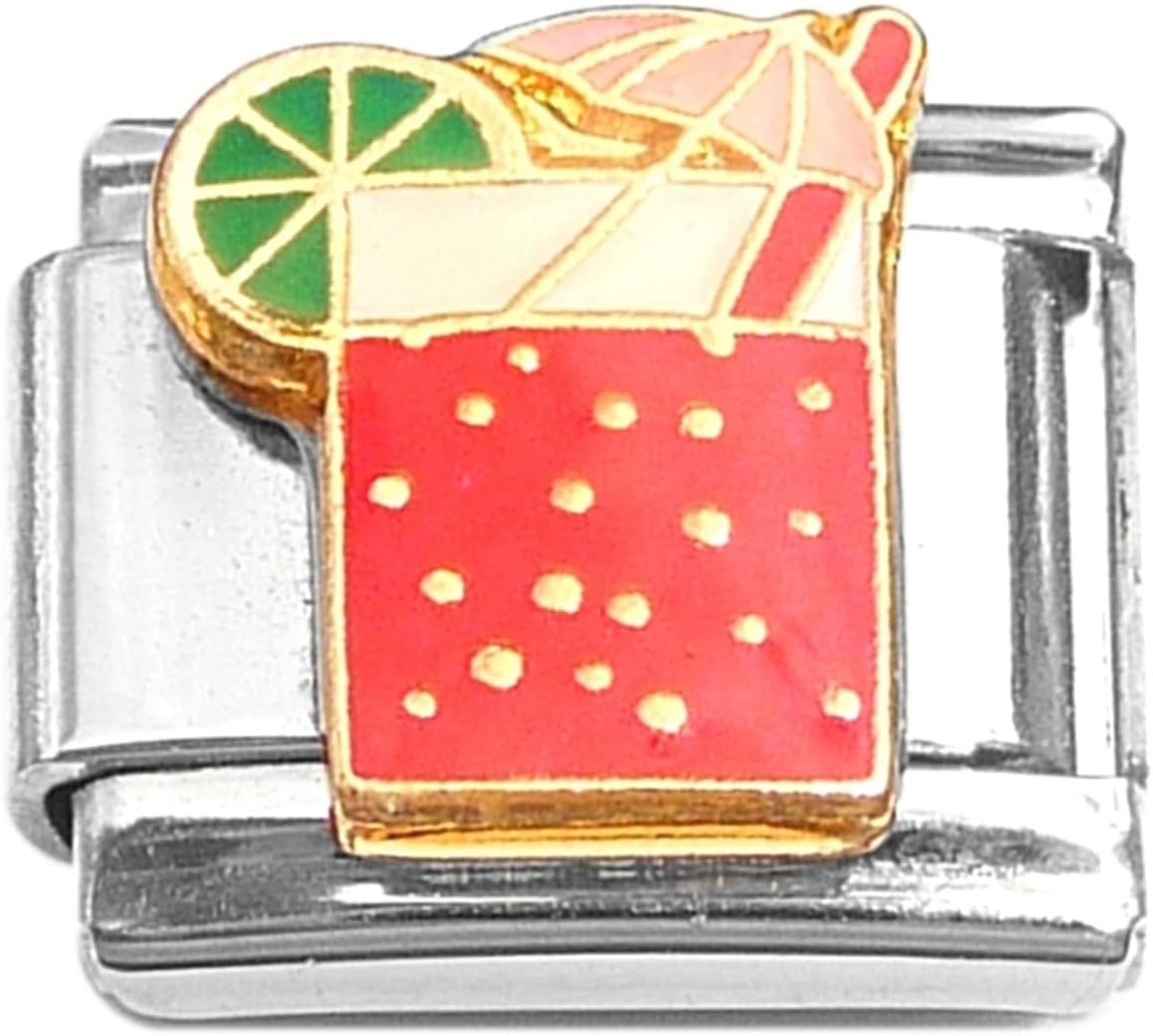 Lime Italian Charm Cocktail Umbrella - Breezy Refreshment