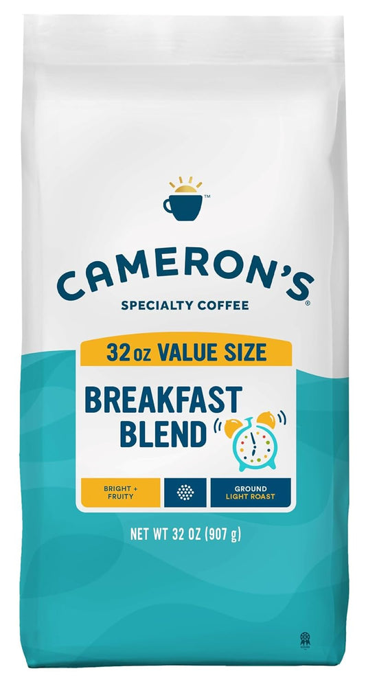 Cameron's Breakfast Blend Ground Coffee - Energize Your Mornings!