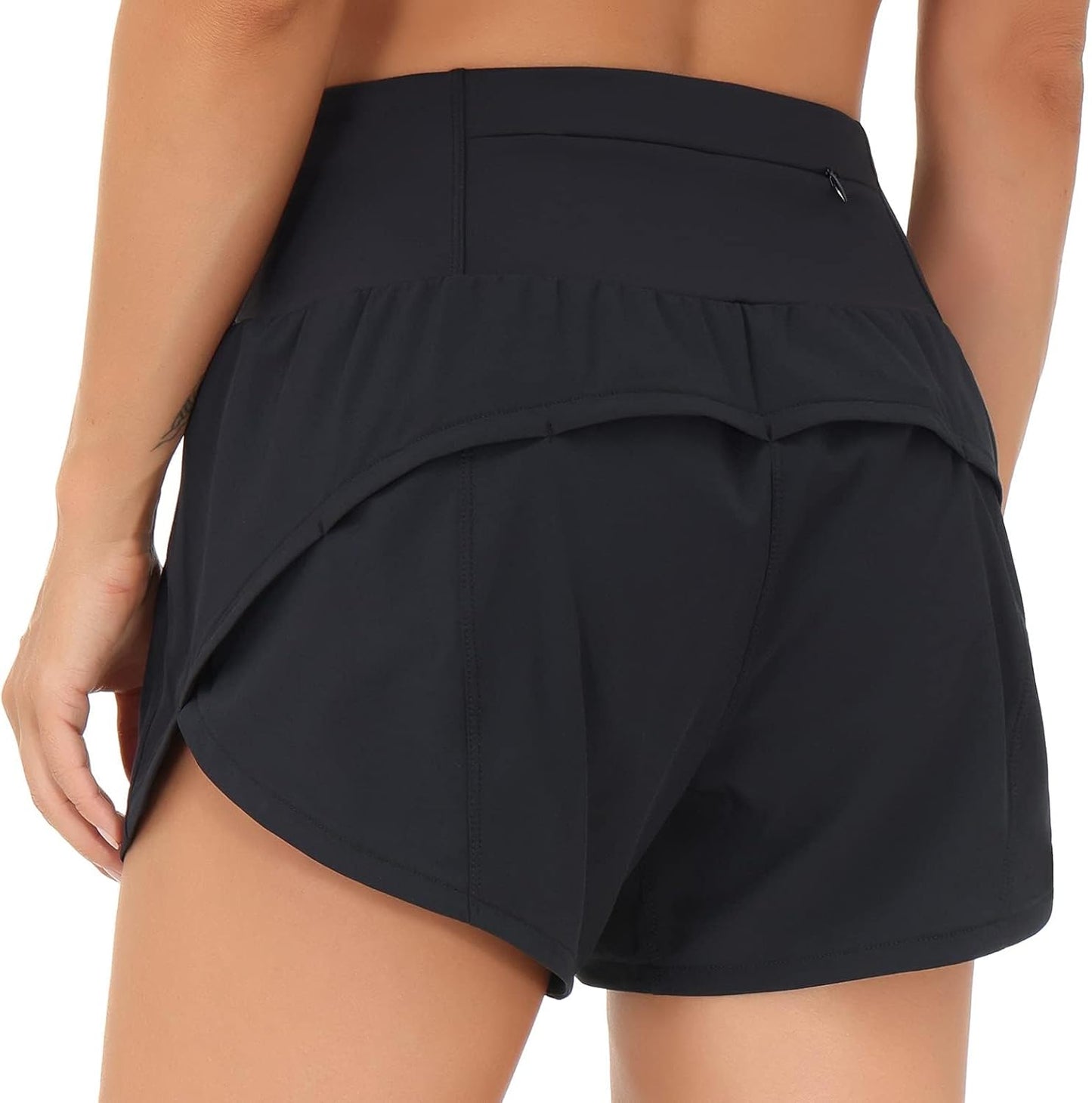 Quick Dry Running Shorts with Zip Pockets