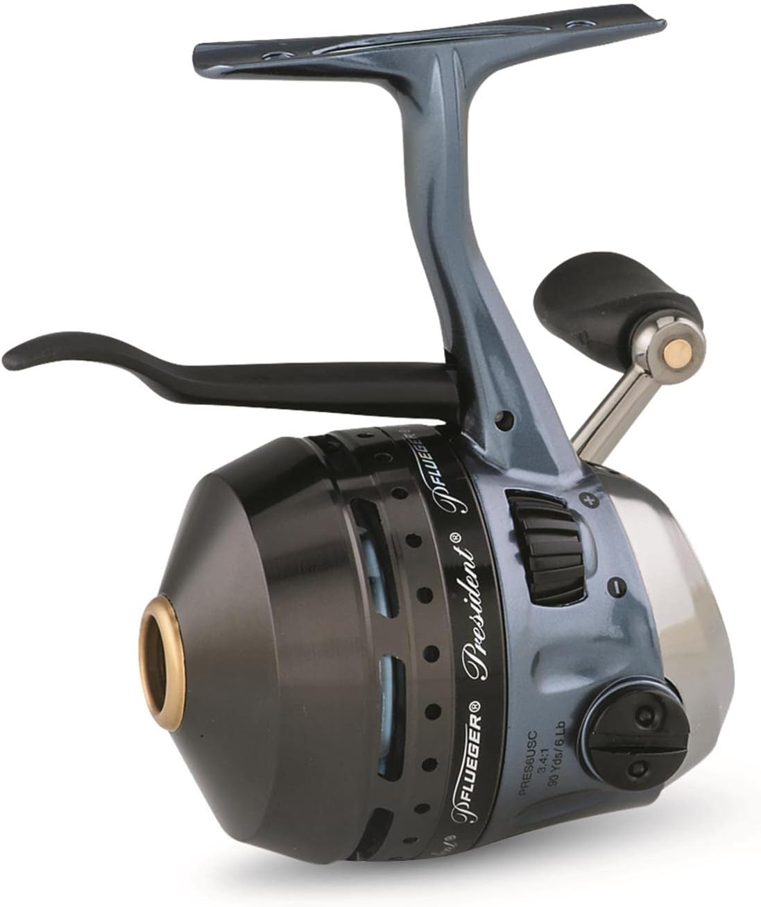 Pflueger President 6U Spincast Reel - Smooth Dial Drag System