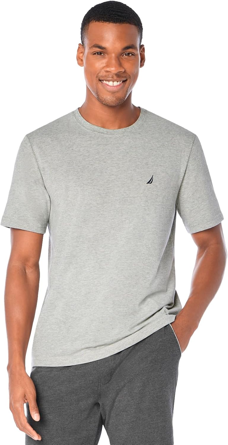Nautica Mens Short Sleeve Crew Neck Soft Knit Sleep Tee Review
