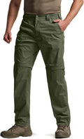 CQR Men's Convertible Cargo Tactical Pants - Zip Off Hiking Pants than