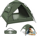 Pop Up Tents for Camping - Easy Setup Waterproof 2-3 Person Tent