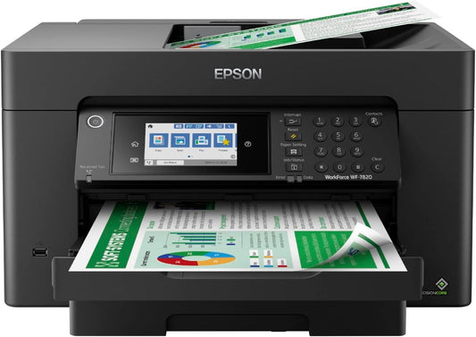 Epson WF-7820 All-in-One Wide-Format Printer: Effortless 2-Sided Printing!