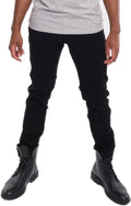 Slim Fit Jeans for Men - 2-Way Stretch Slim Fit Poplar Black