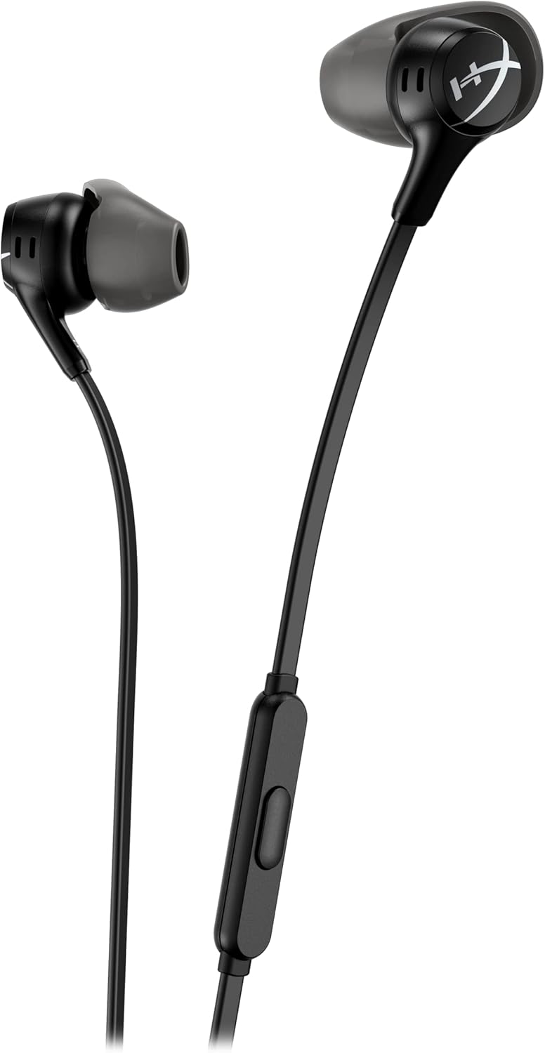 HyperX Cloud Earbuds II - Enhanced Sound & Versatile Compatibility!