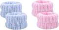 Spa Face Washing Wristbands Set - Absorbent Microfiber Towels