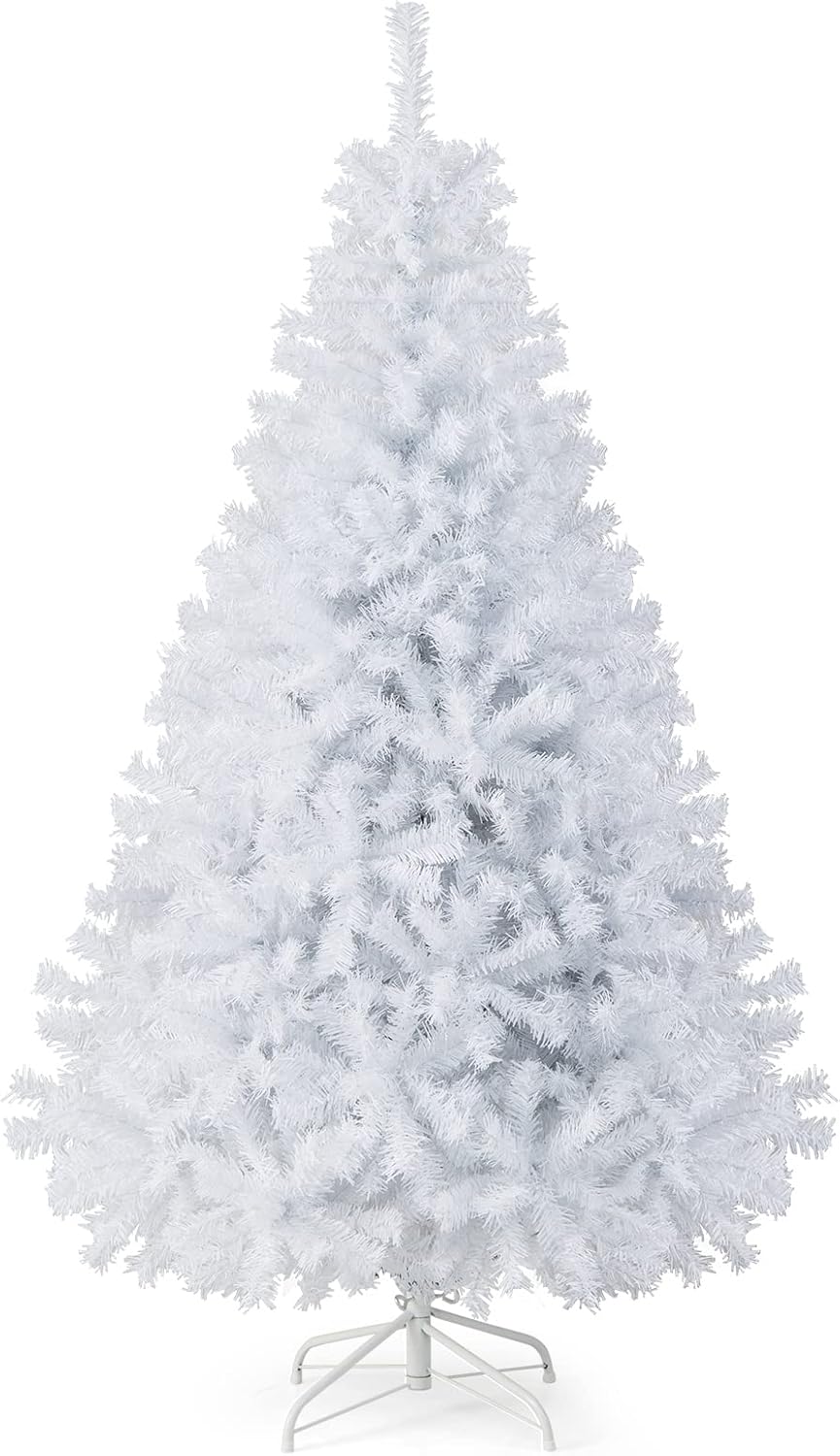 Elegant White Christmas Tree 6 Feet with 1000 PVC Branch Tips