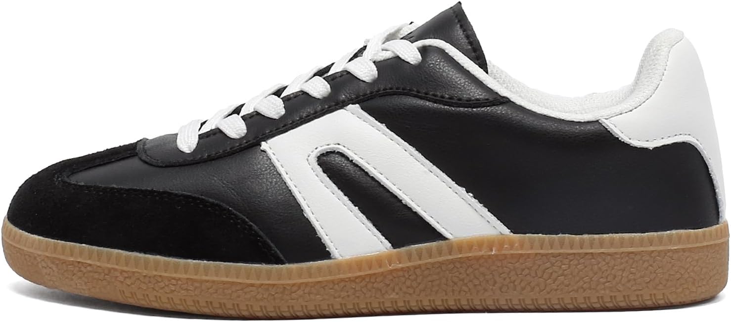 Women's Retro Gum Sole Fashion Sneakers for Casual Walking