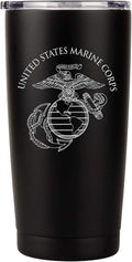 USMC 20oz Insulated Tumbler - Durable Travel Cup for Marines