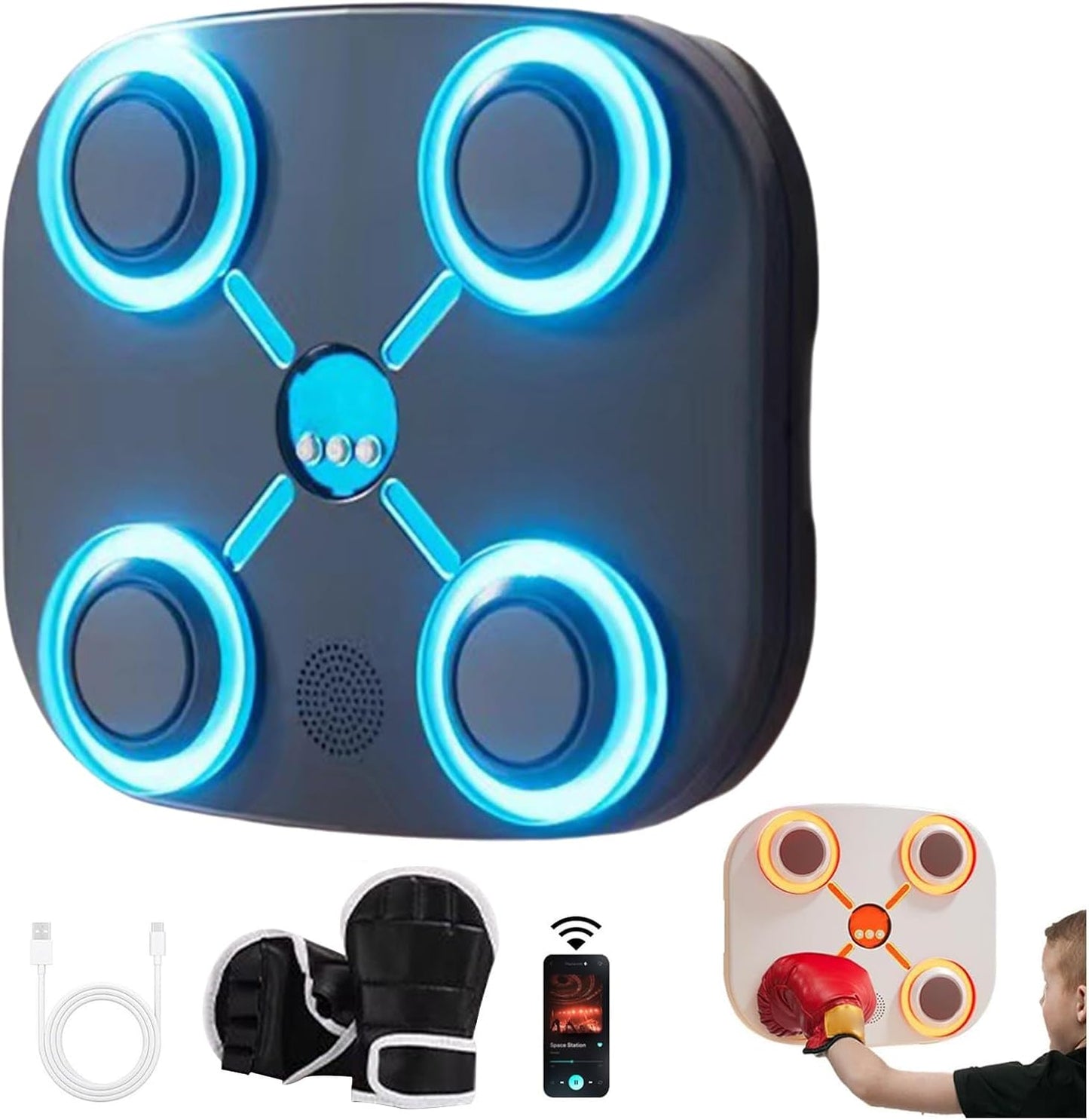 Wall Mounted Bluetooth Music Boxing Set