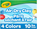 Crayola Air Dry Clay Classic Colors Bulk Set - 4 Resealable Buckets