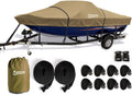 1200D Heavy Duty Boat Cover for 17-19 ft Boats - Reinforced Windproof