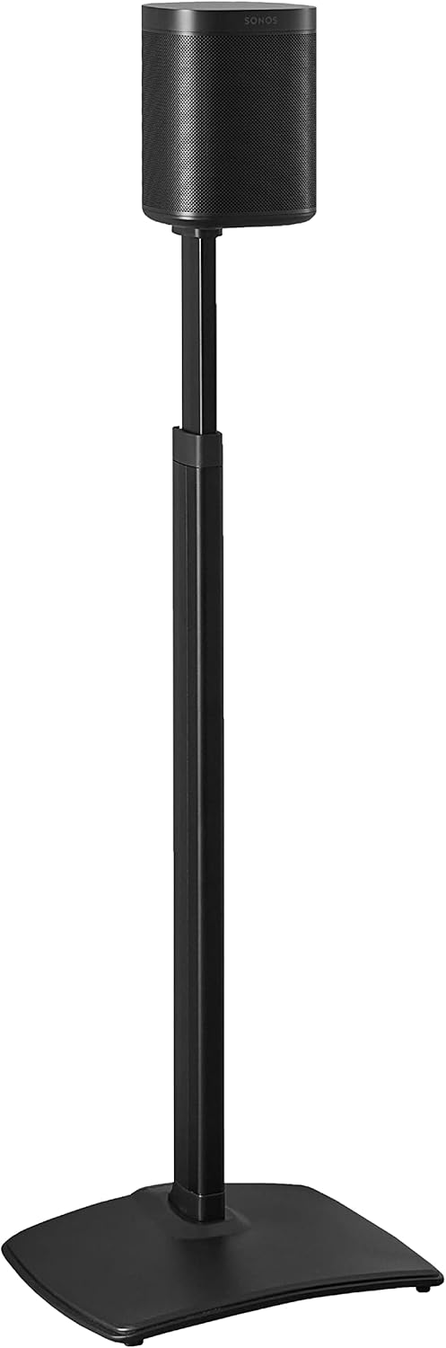 SANUS Adjustable Height Speaker Stands for Sonos One & Play:1