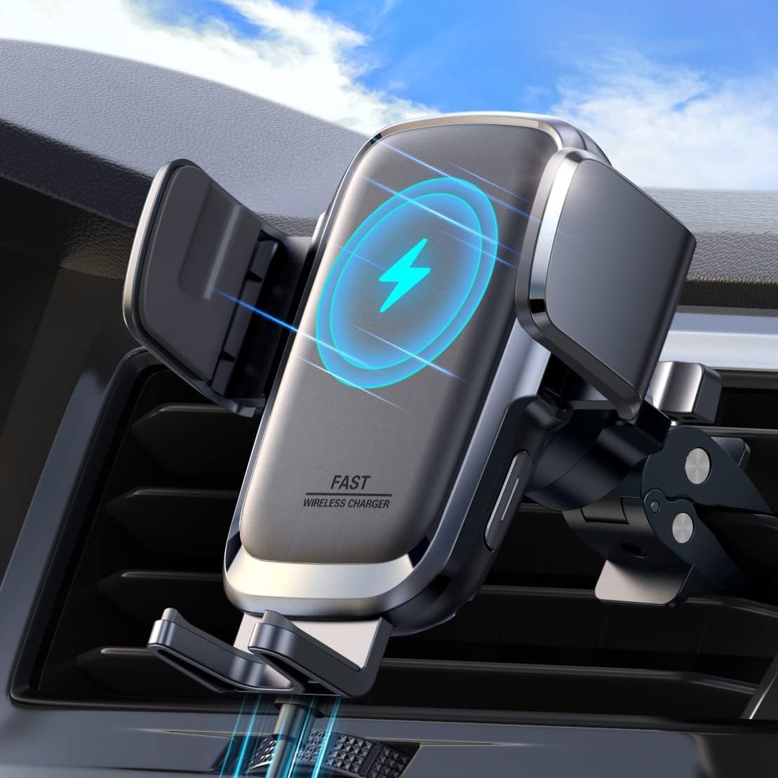 JOYROOM 15W Qi Fast Wireless Car Charger for iPhone & Galaxy