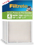 Filtrete 14x18x1 AC Furnace Air Filter 4-Pack - MERV 8 MPR 700