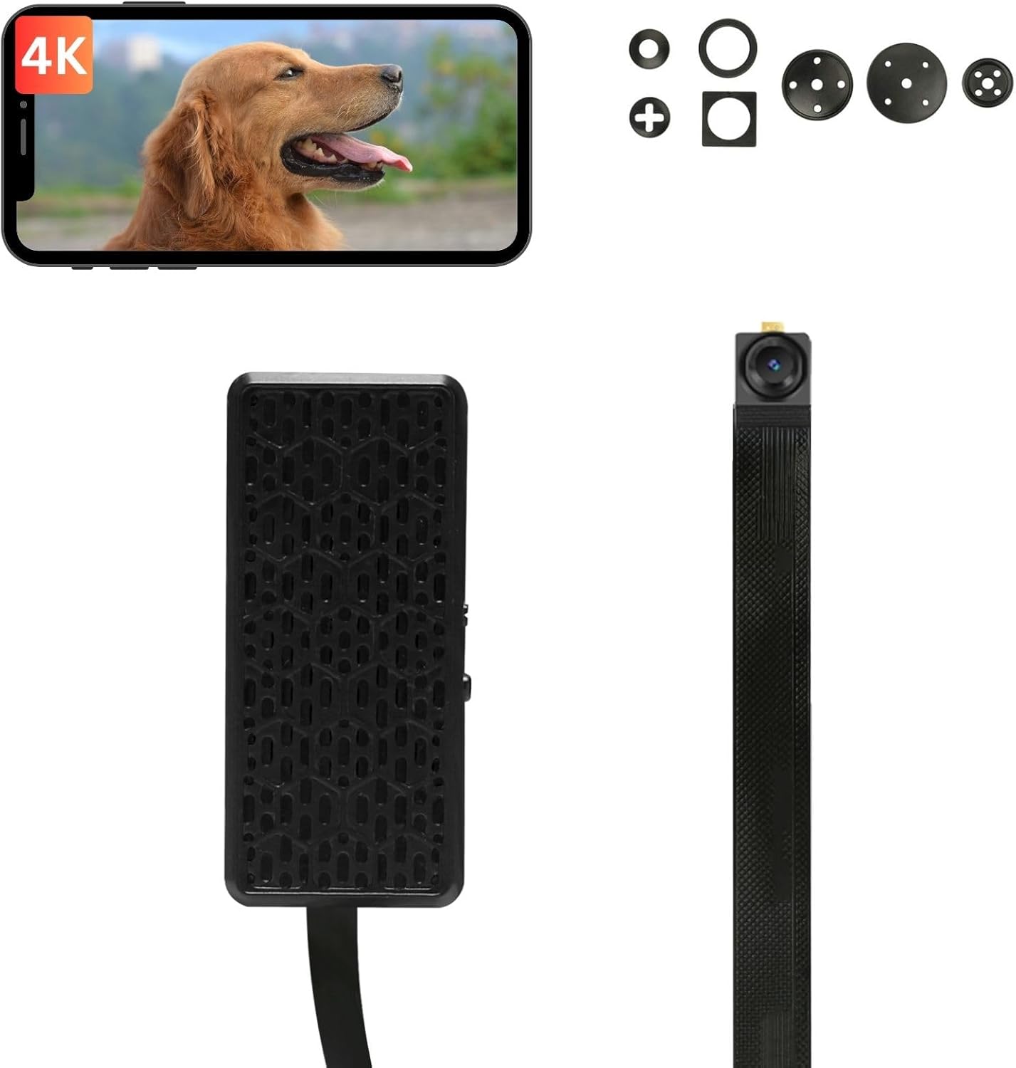 XXAXX WiFi 4K Ultra HD Hidden Camera with Motion Detection