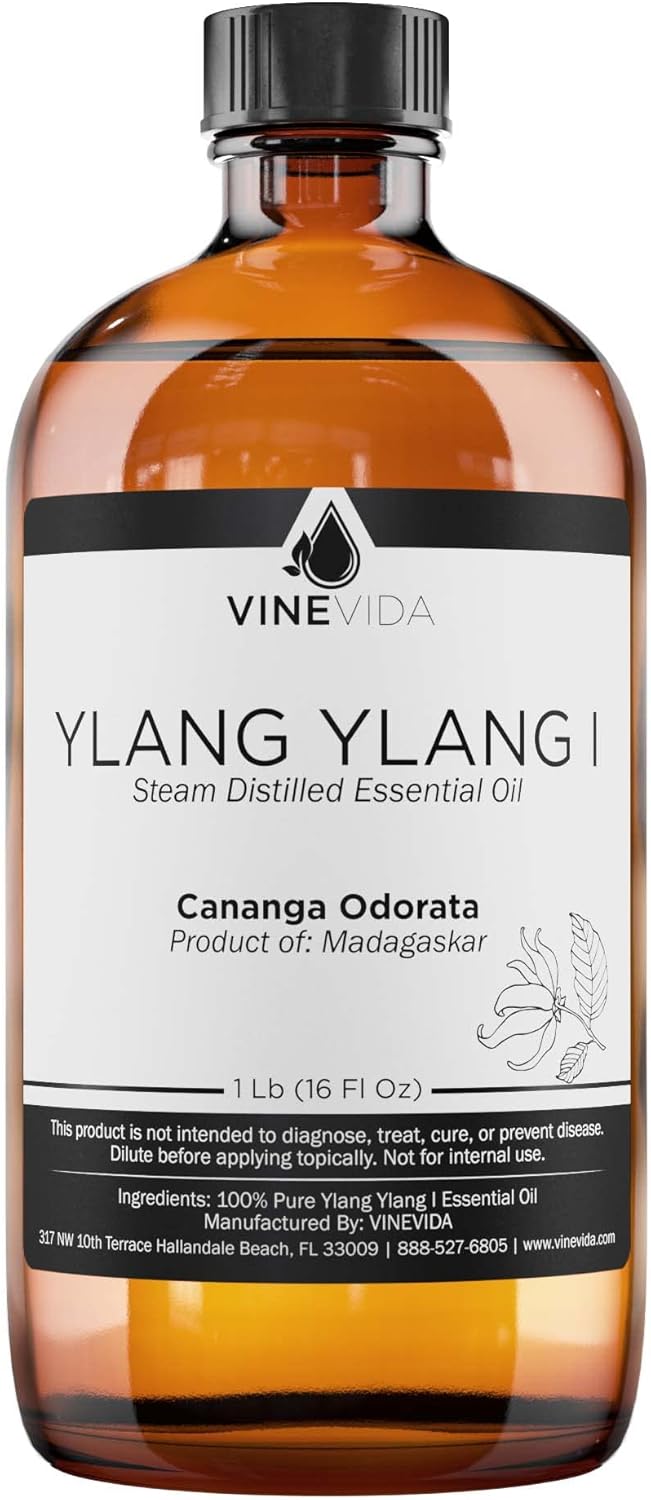 Ylang Ylang Essential Oil 16 oz - Pure, Natural & Versatile