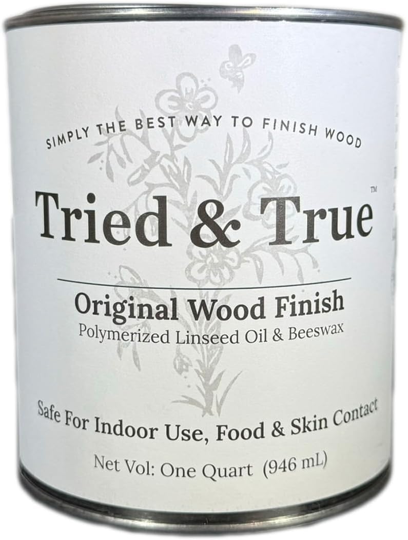 Tried & True Original Wood Finish Quart for All Woodwork Projects