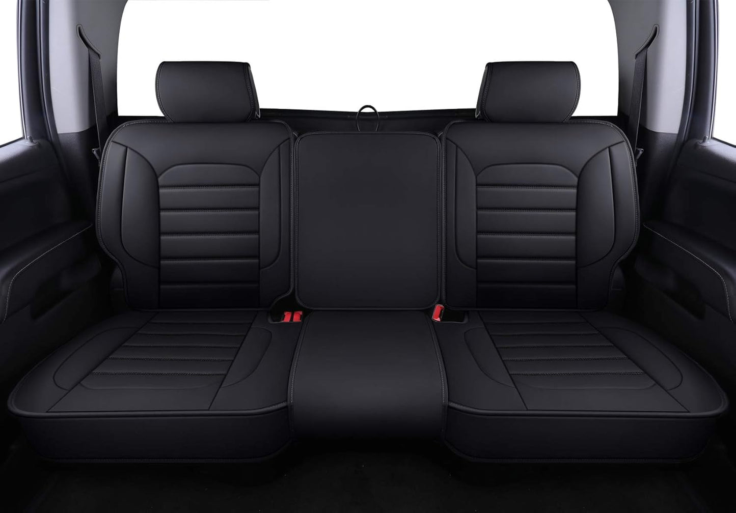 LUCKYMAN CLUB Rear Seat Covers for 2007-2025 Chevy Silverado