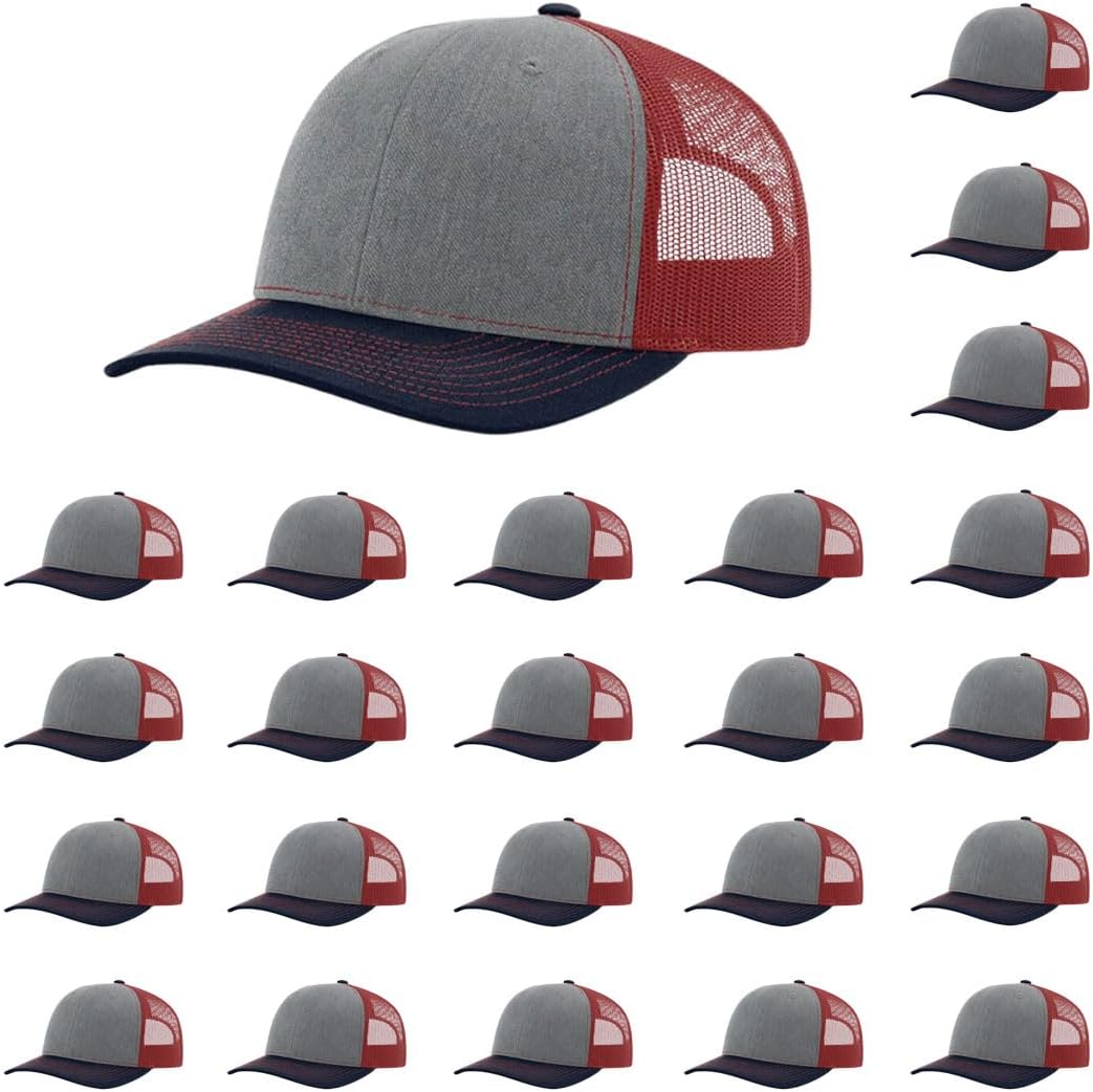 Richardson 112 Classic Six-Panel Adjustable Snapback Trucker Cap