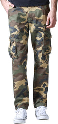Match Men's Casual Wild Cargo Pants for Men - 100% Cotton Work Wear