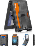 Minimalist Slim Wallet for Men with RFID Blocking and Money Clip
