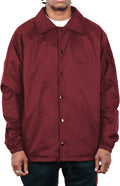 Shaka Wear Mens Coach Jacket Nylon Windbreaker - Water Resistant